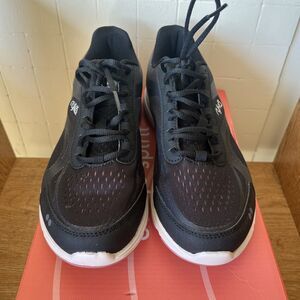 Easy Spirit Sneaker 8W Black Lace Up Maxine 2 Emove Walking Athletic Train NWB